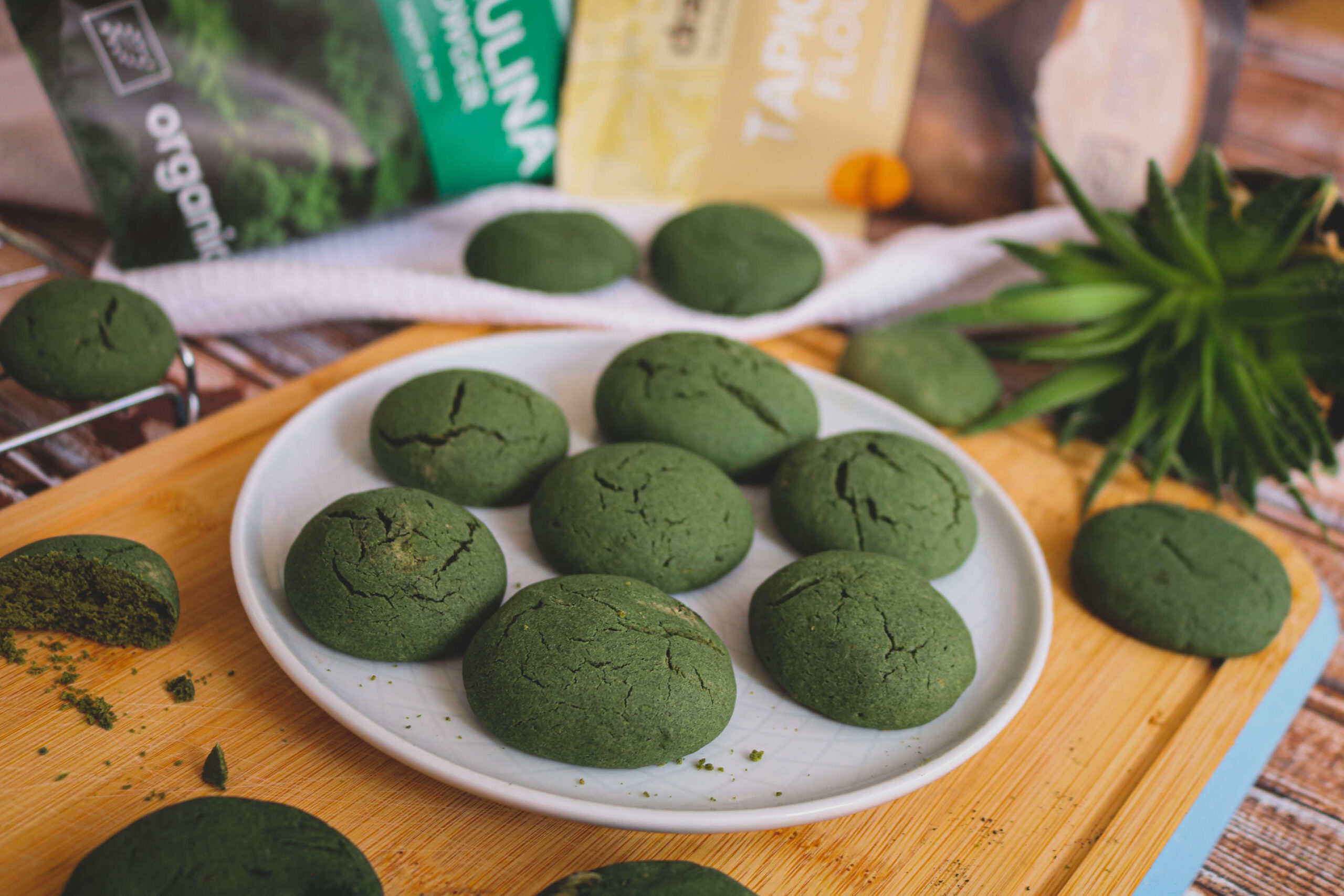 🍪 Безглутенови курабийки с тапиока и спирулина