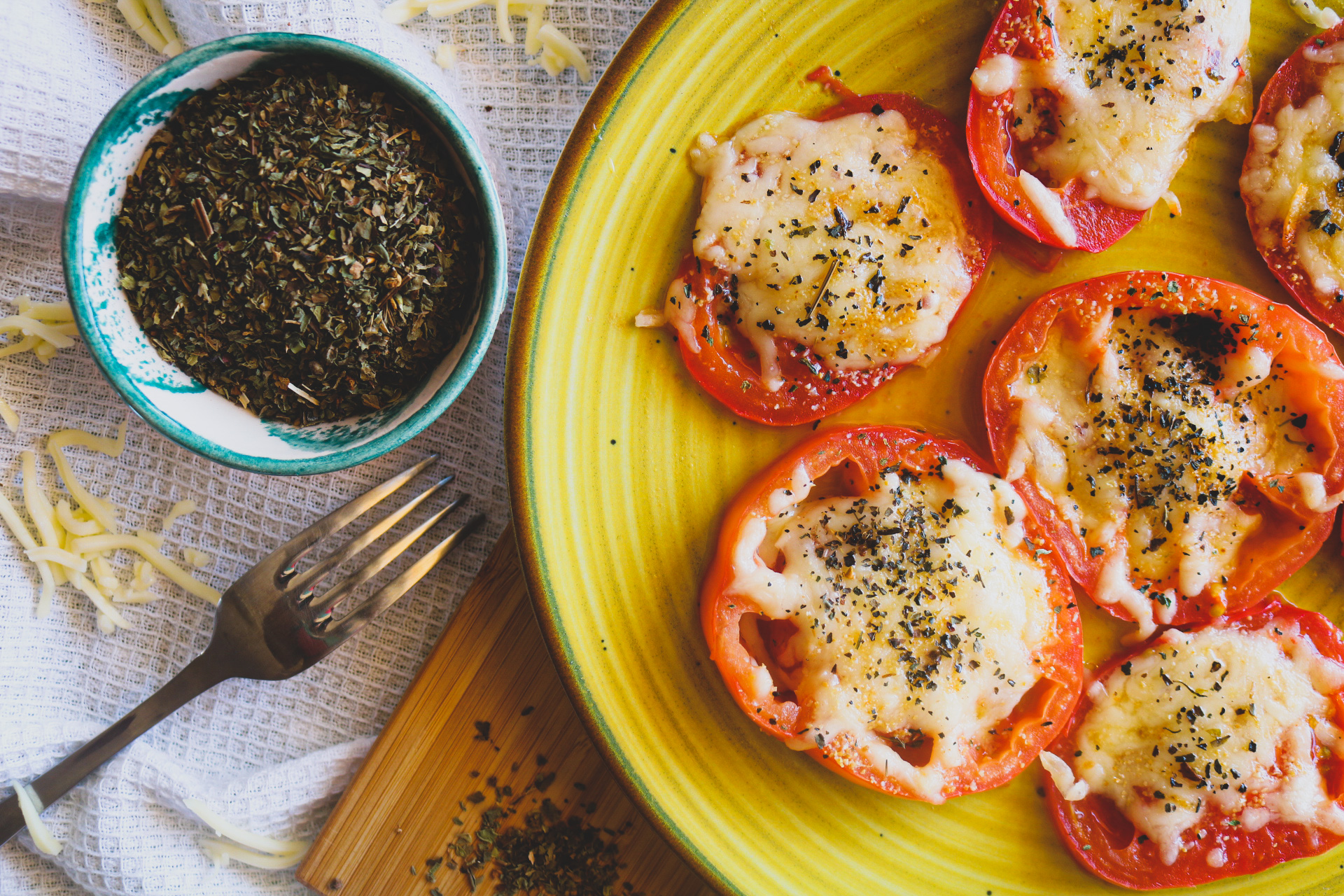 🍅 Запечени кръгчета домати